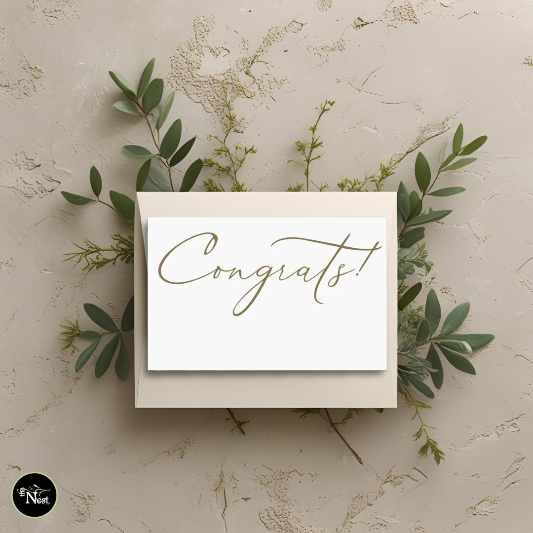 Enclosure Card - Congrats