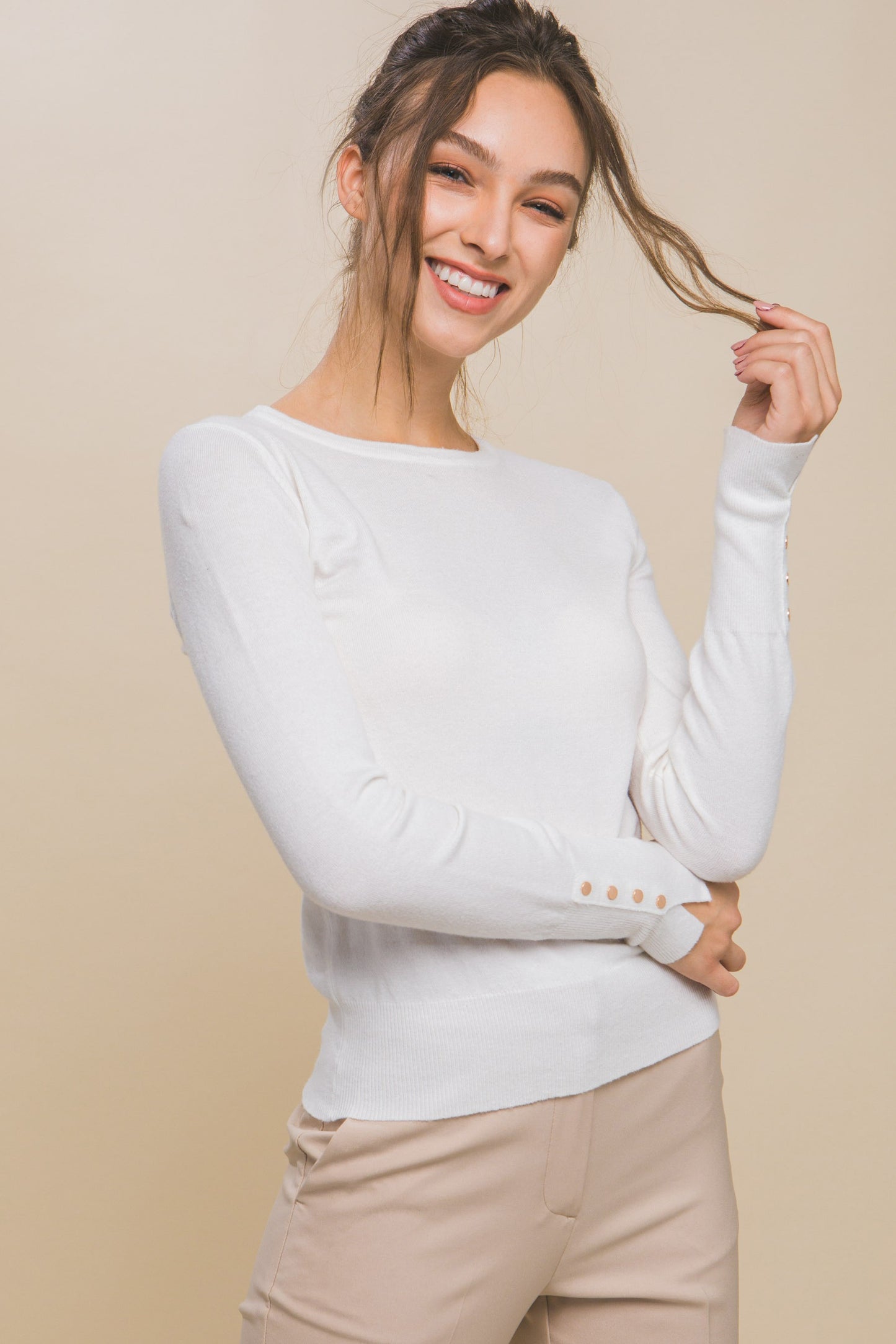 Fine Yarn Sweater Top