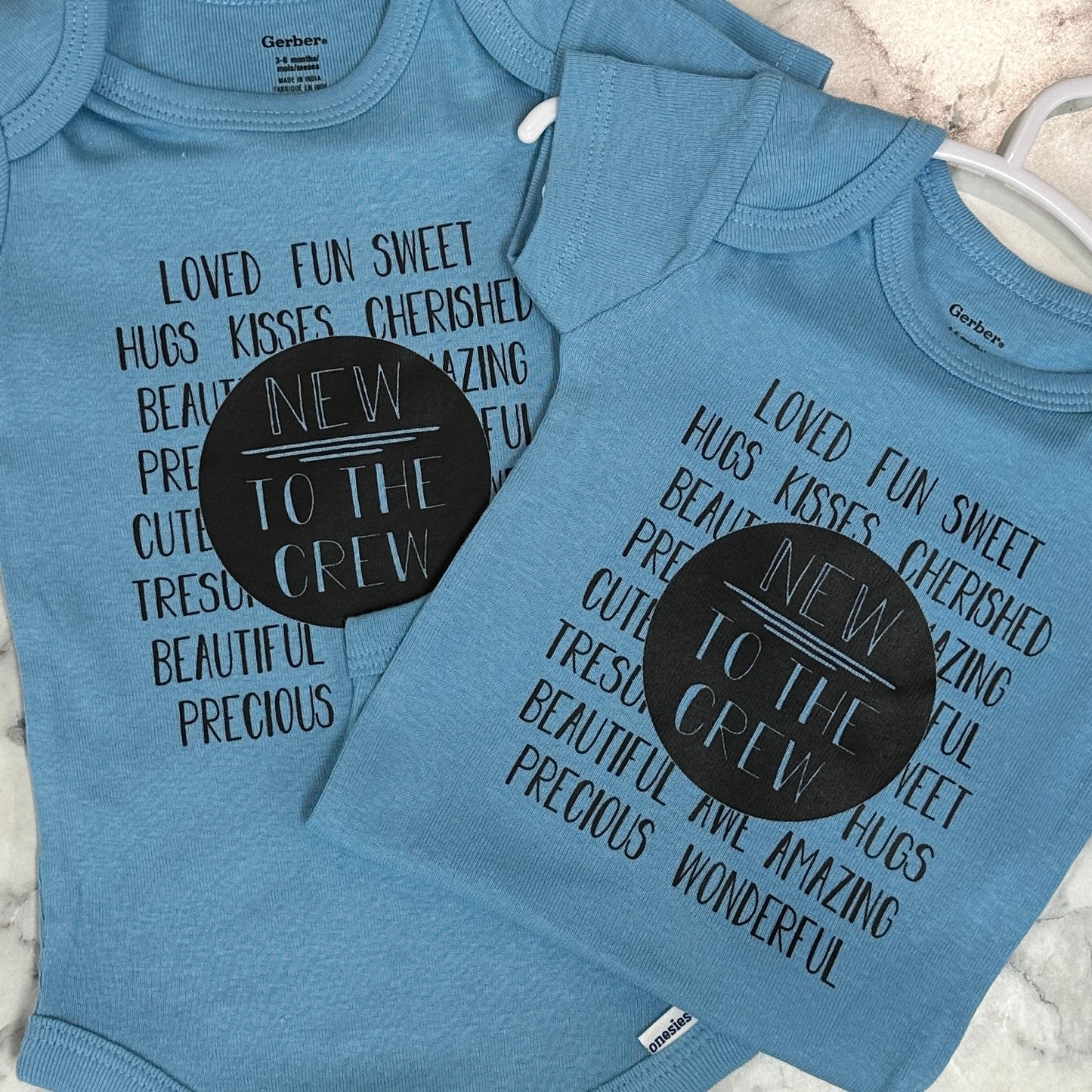 Baby Boy Onesies - light blue