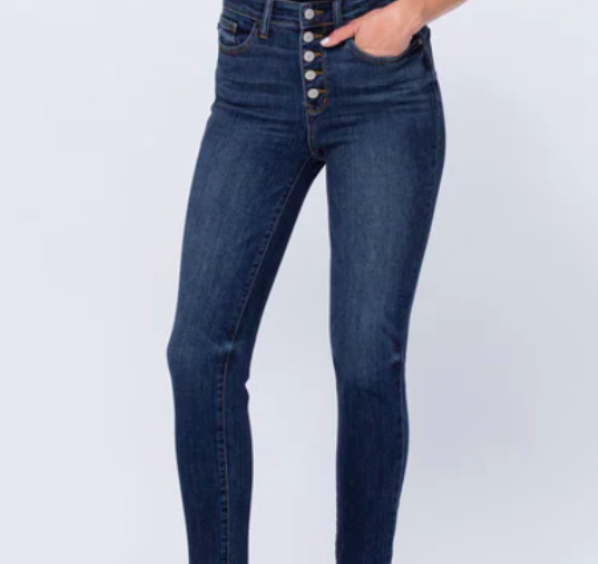 Judy Blue Hi Rise Button Fly