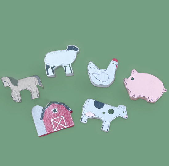 Wooden Shapes - Farm life