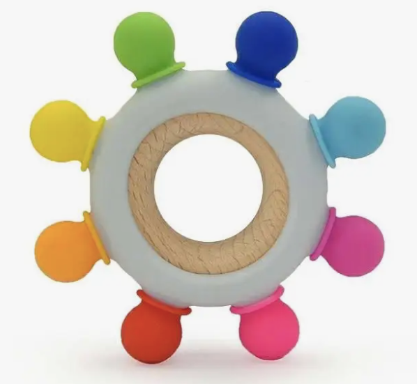Silicone Wood Teether