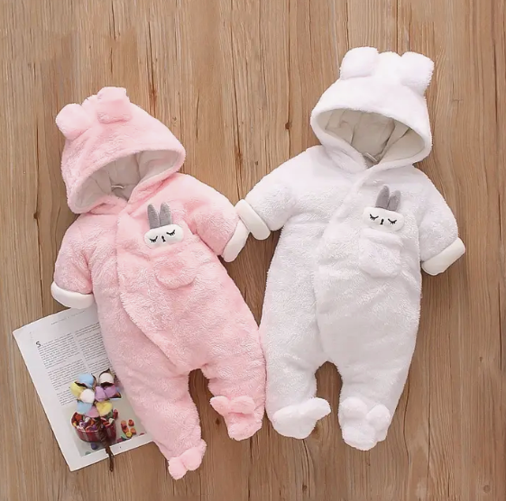 Hooded Fleece jumpsuit