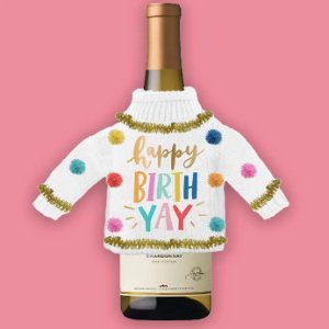 Birthday Wine Bottle sweater