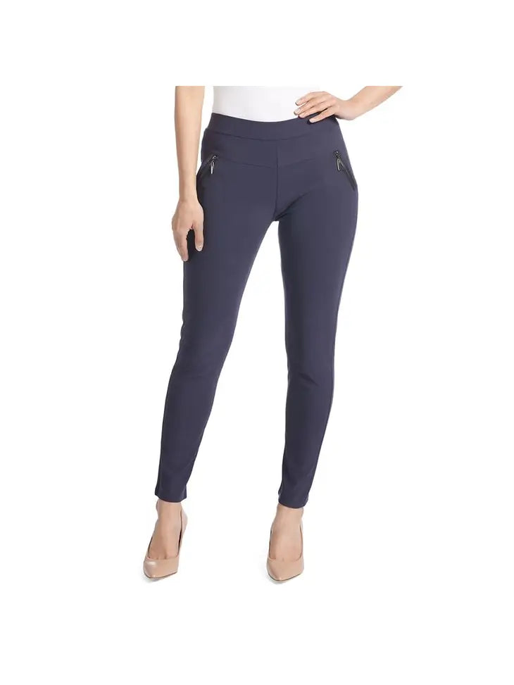 Jasmine Zip Pocket Legging Smoke