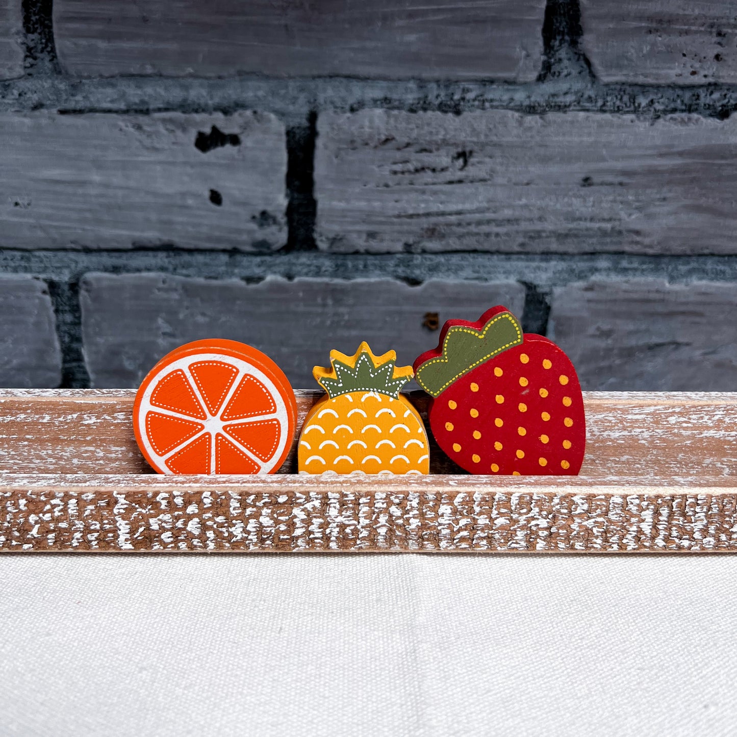 NEST - Wooden Shapes - Fruits