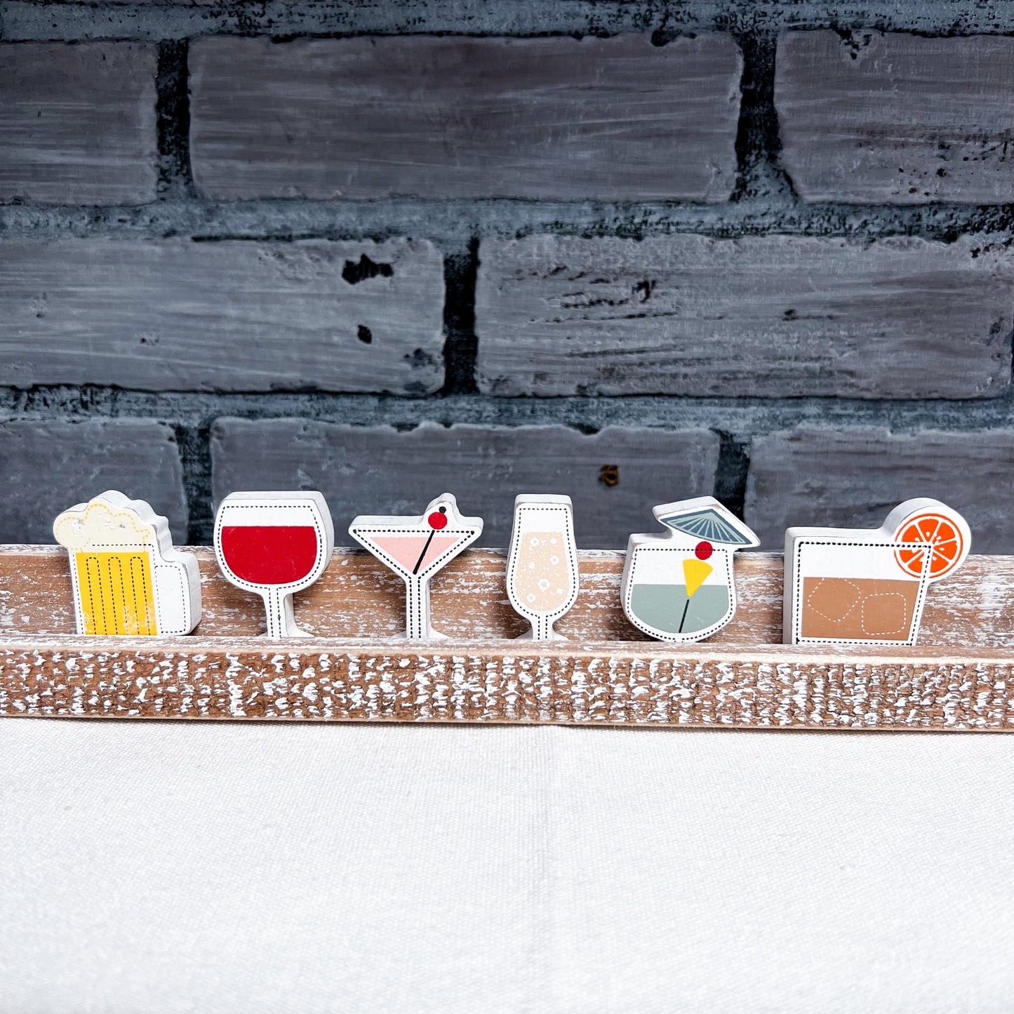 Wooden Shapes - Cocktails
