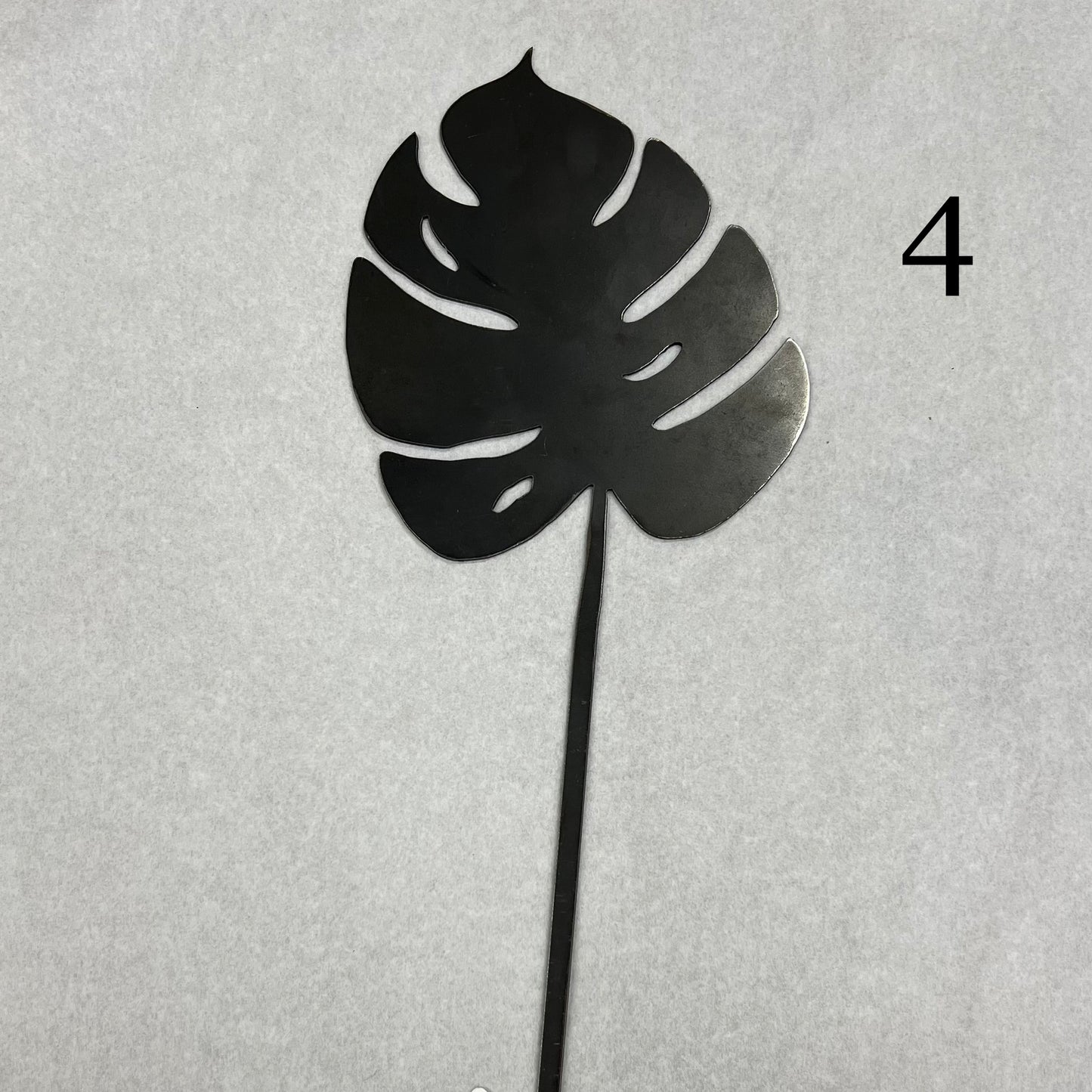 Raw Steel Tropical Leaf Stems
