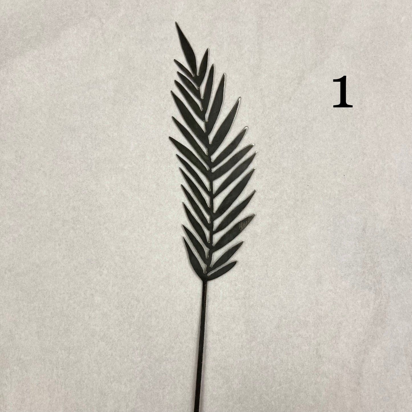 Raw Steel Tropical Leaf Stems