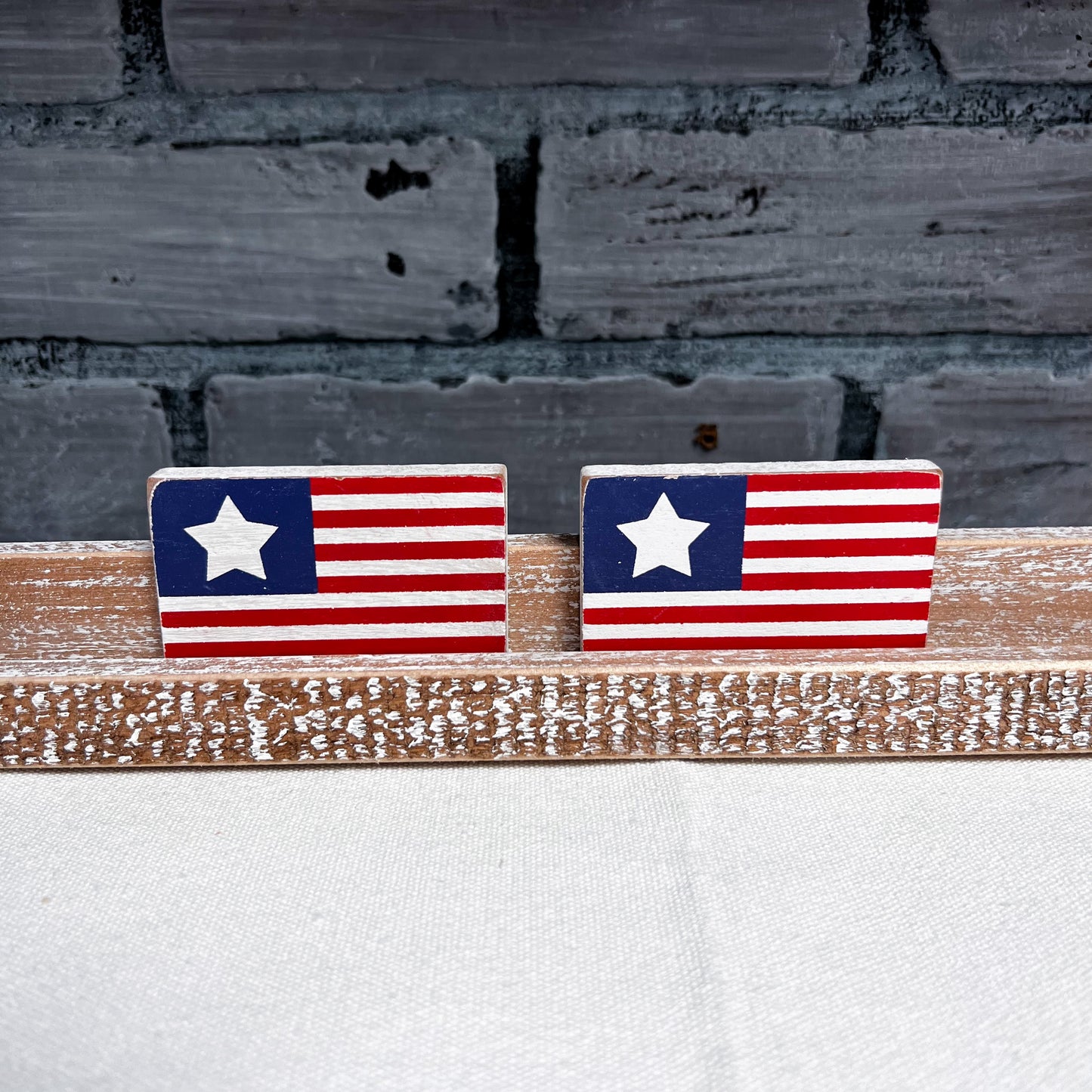 Wooden Shapes - Flag