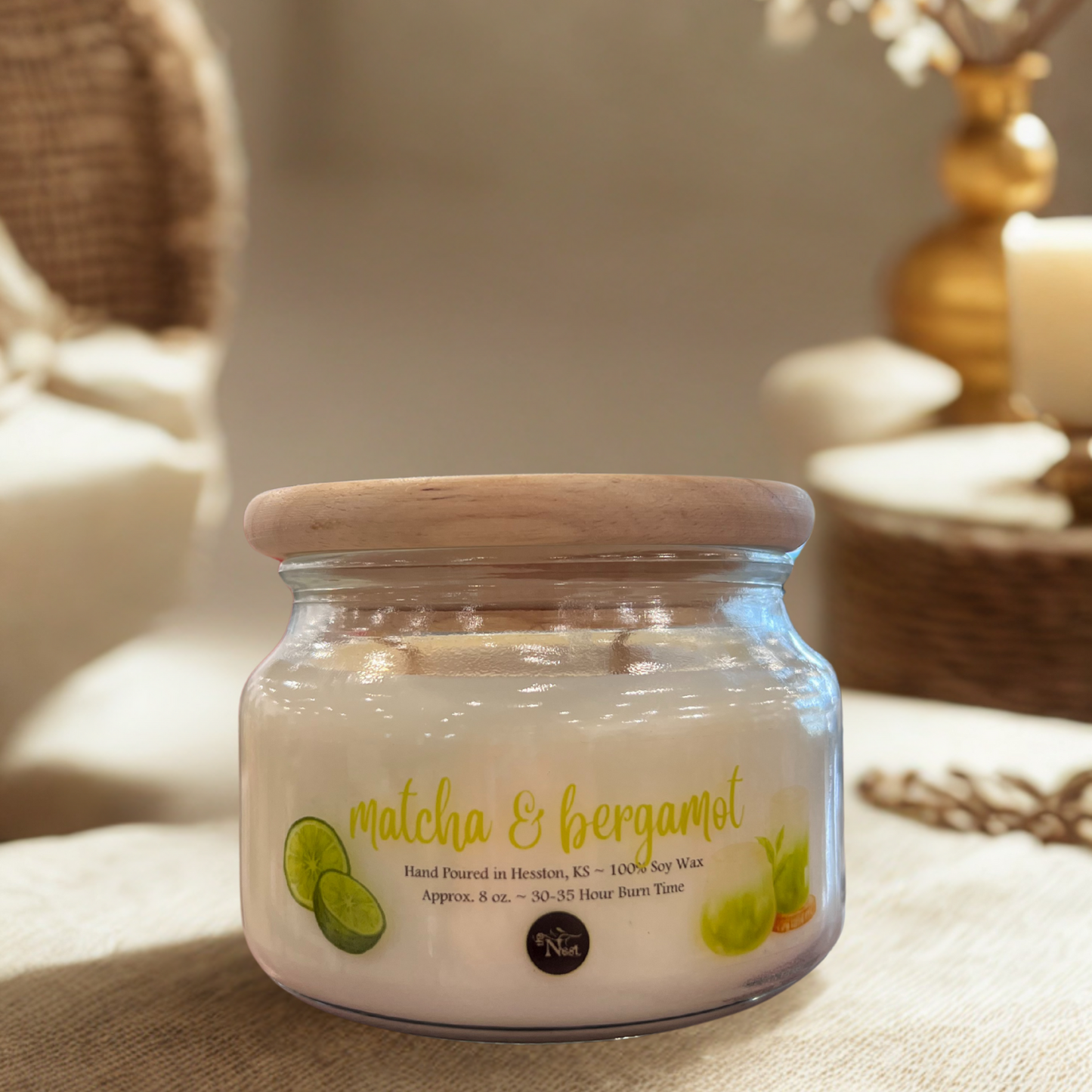 Small Glass Candle