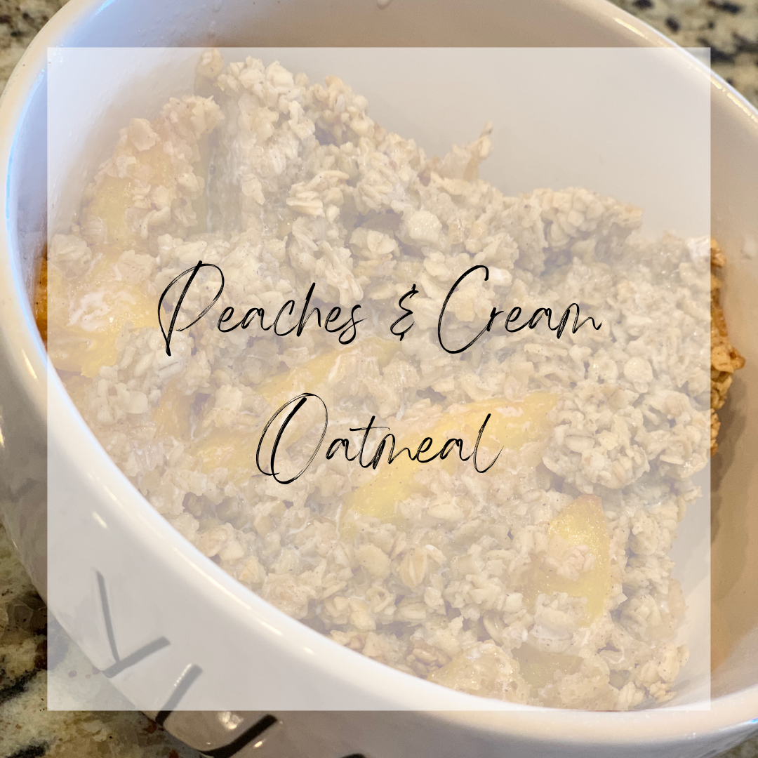 Peaches and Cream Baked Oatmeal