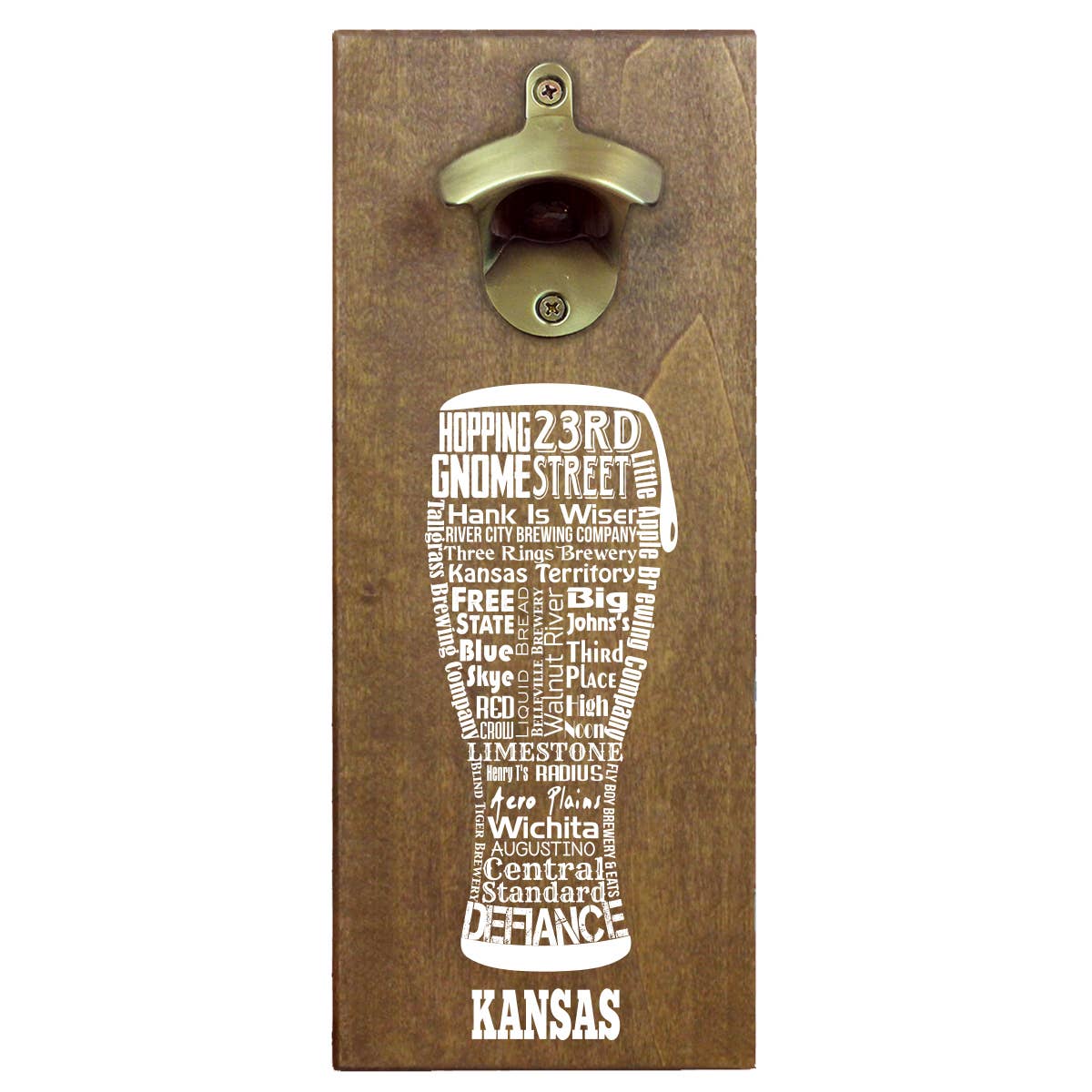 Craft Beer Typography Cap Catching Magnetic Bottle Openers