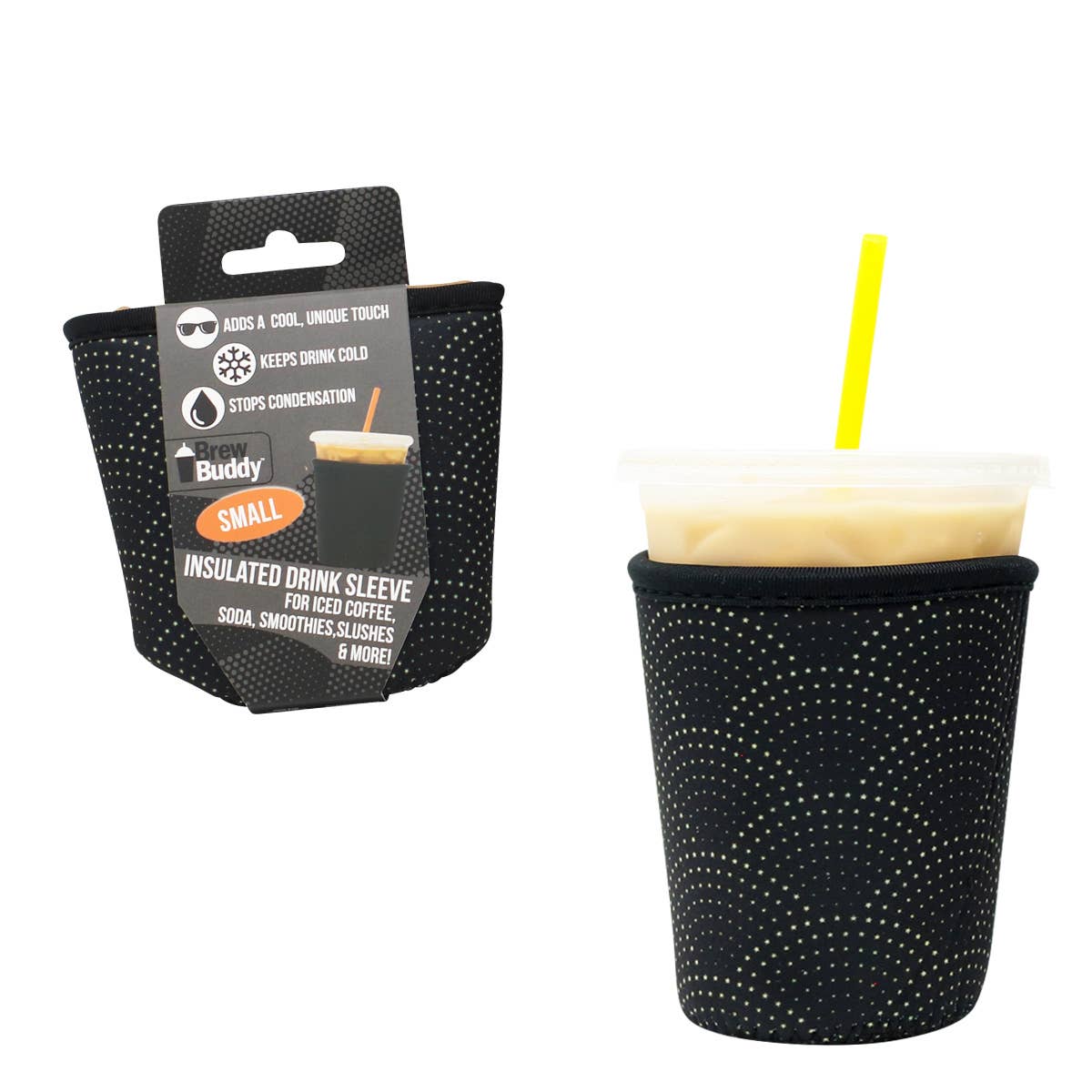 Brew Buddy Insulated Iced Coffee Sleeve - Starry Night
