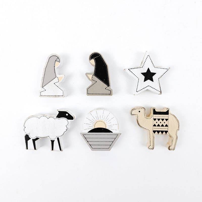 NEST - Wooden Shapes - Nativity