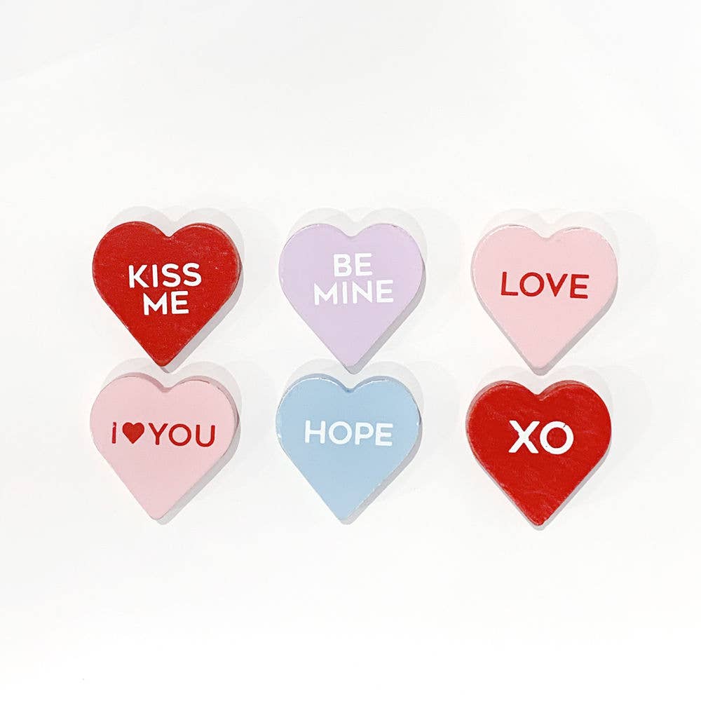 NEST - Wooden Shapes - Conversation Hearts