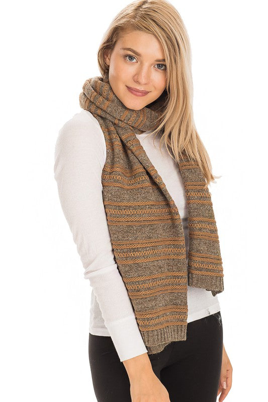 Woven Striped Scarves