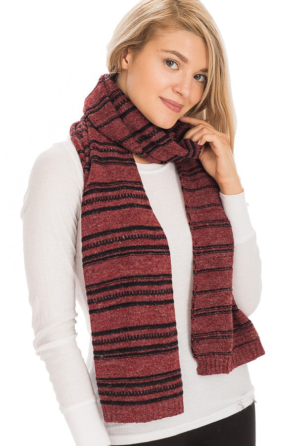 Woven Striped Scarves
