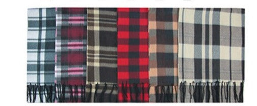 Plaid Fleece Scarves