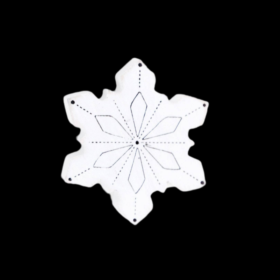 NEST - Wooden Shapes - Snowflakes