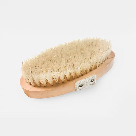 Long Wooden Bath Brush - Detachable