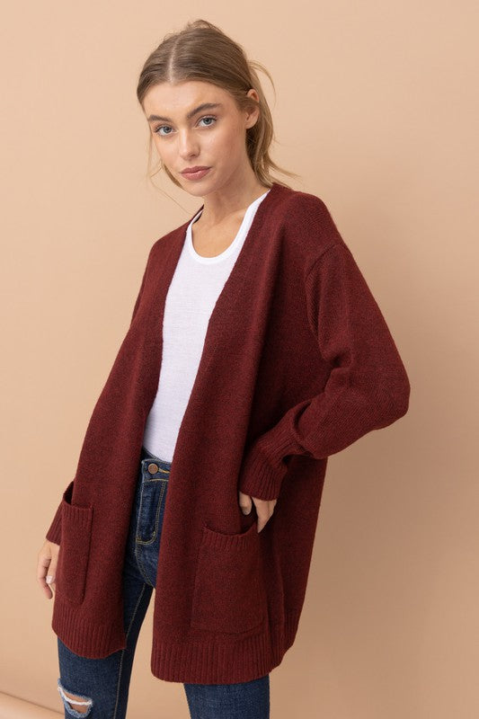 Long Sleeve Knit Cardigan