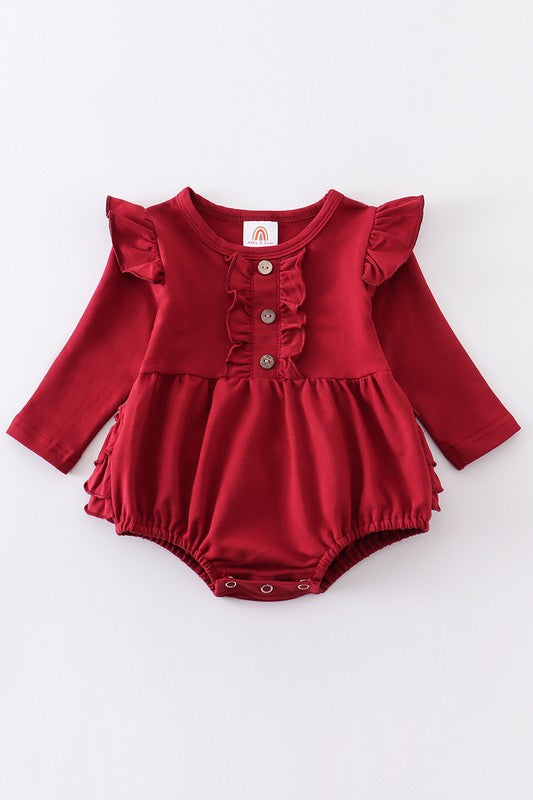 Red Ruffle Girl Bubble