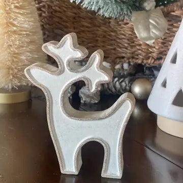 Carved Christmas Reindeer