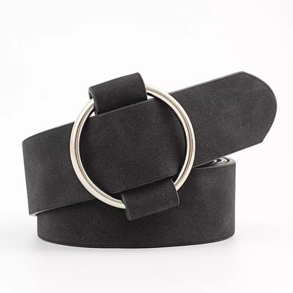 Leather Ring Belt