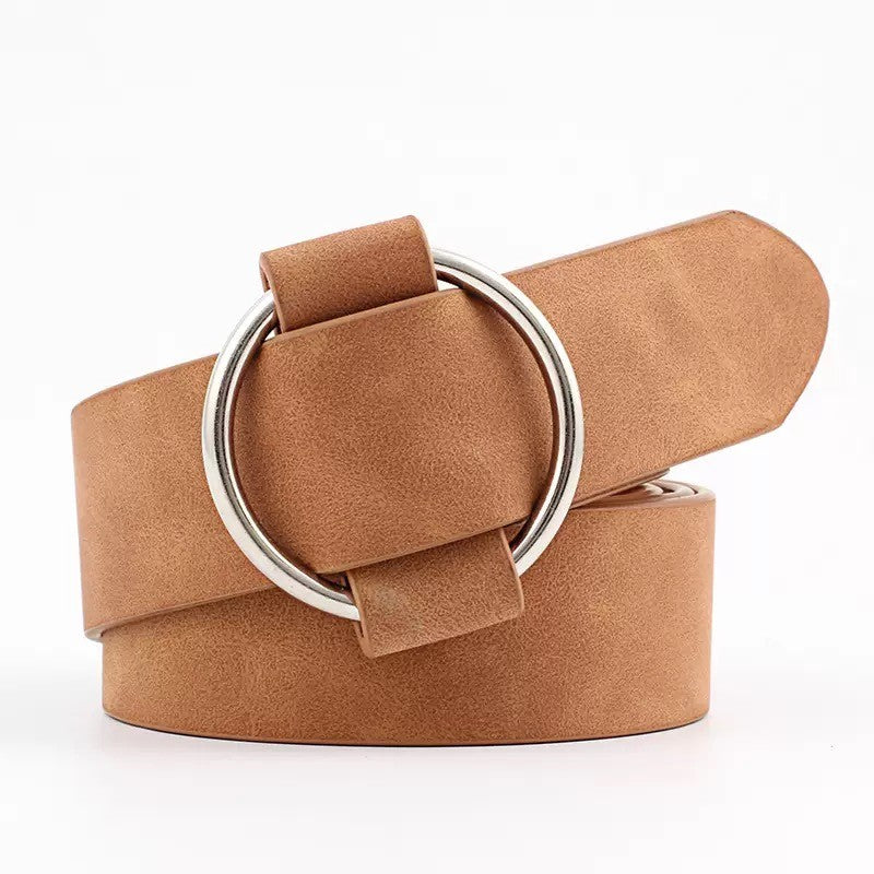 Leather Ring Belt