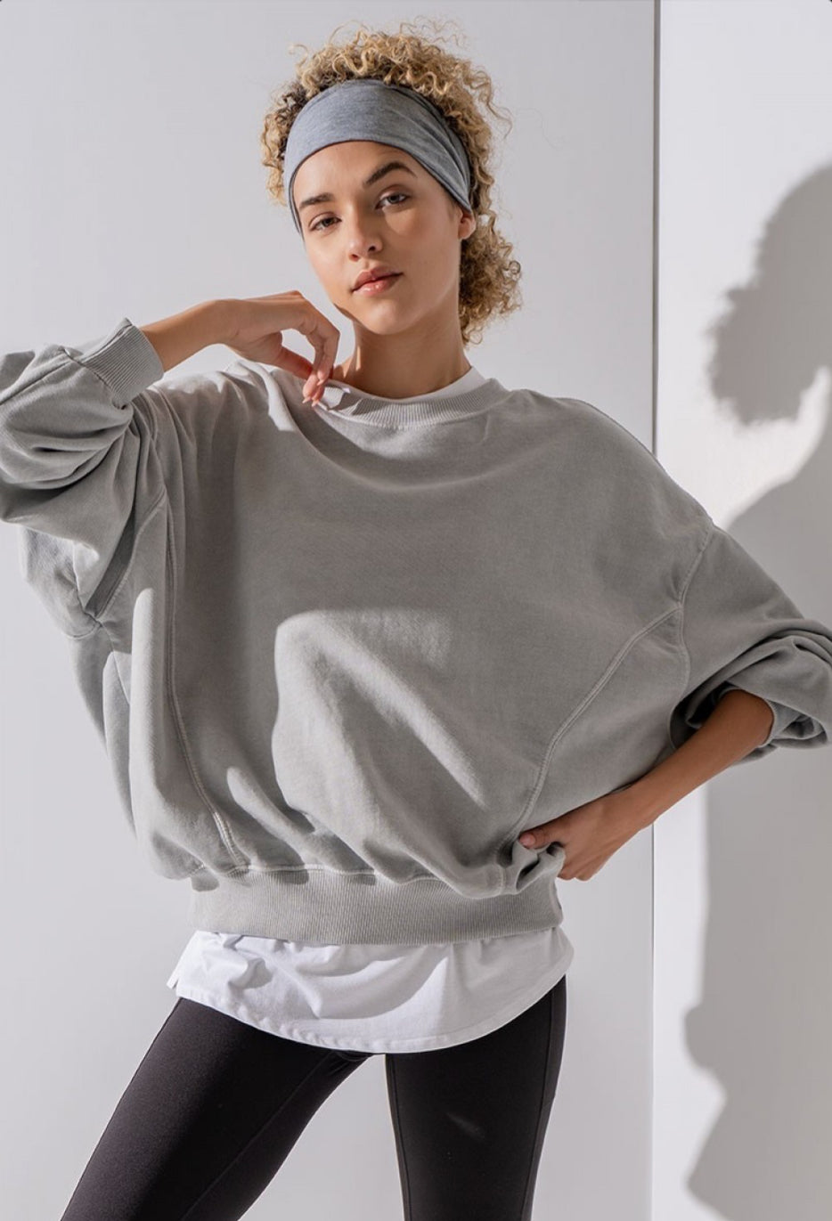 Oversized Organic Crewneck Sweatshirt