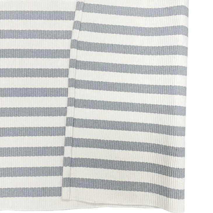Woven Striped Area Rug