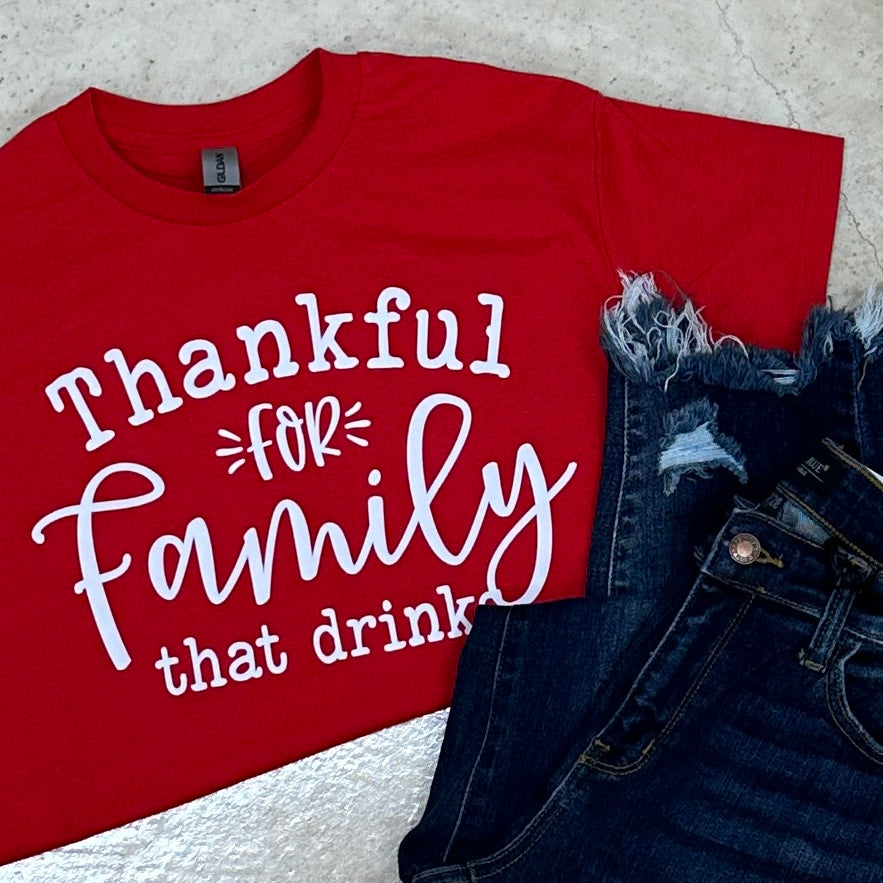 Family That Drinks tee