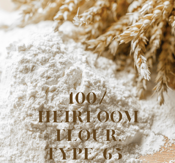 100 % Organic Heirloom Flour, Type 65