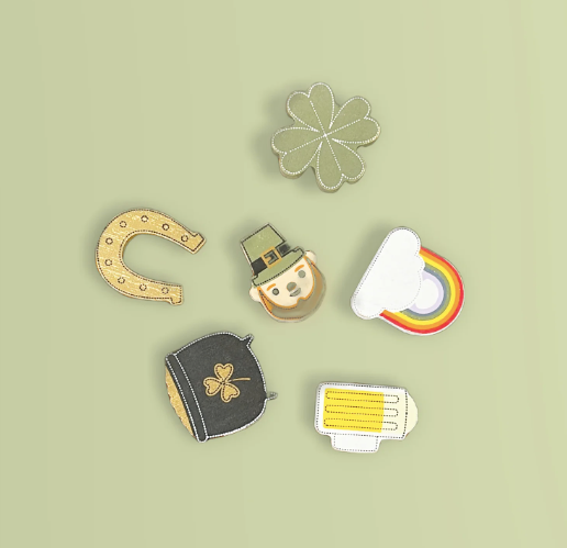 Wooden Shapes - St. Patty's Day