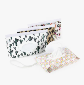 Reusable wipes case