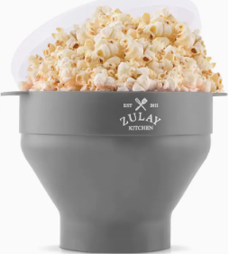 Microwave popcorn bowl