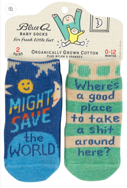 Blue Q - Baby Socks