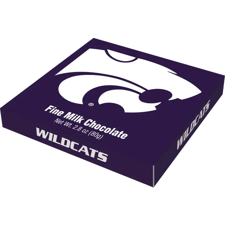 Kansas State Wildcats Embossed Chocolate Bar