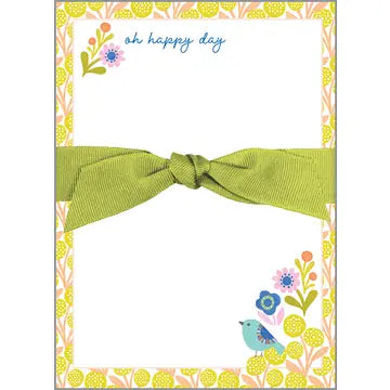 Chunky Bow Notepad