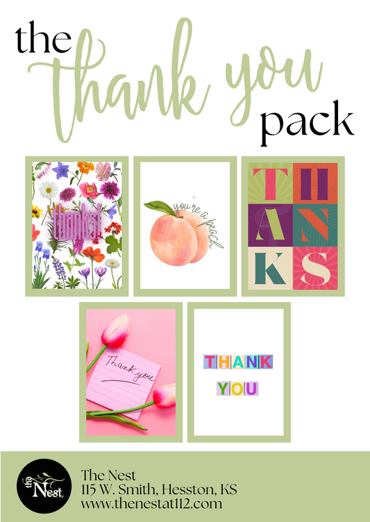 Thank You Cards - Pack of 5