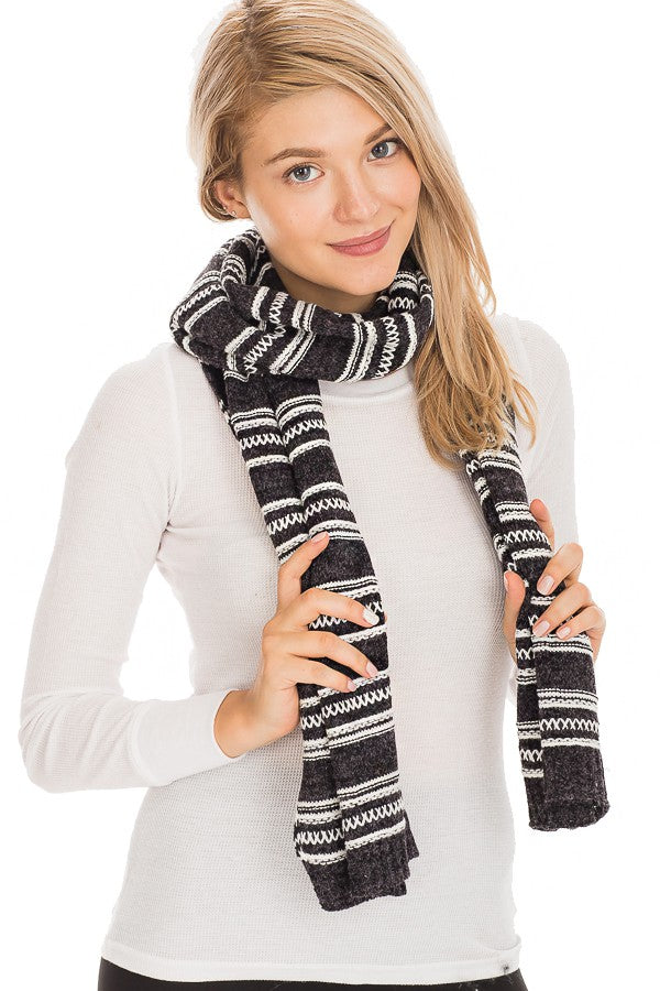 Woven Striped Scarves